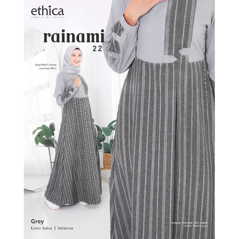 GAMIS ETHICA RAINAMI 22 | Model Baju Gamis Terbaru Lebaran 2025 | Dress Lebaran 2025