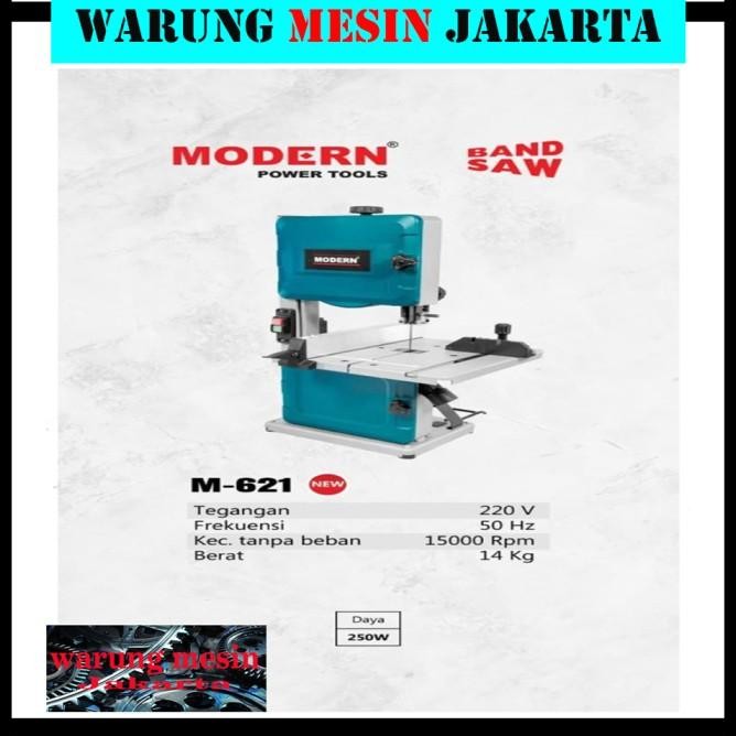 Modern M-621 Band Saw 8 Inch Bandsaw Gergaji Kayu Listrik M621 Mesin