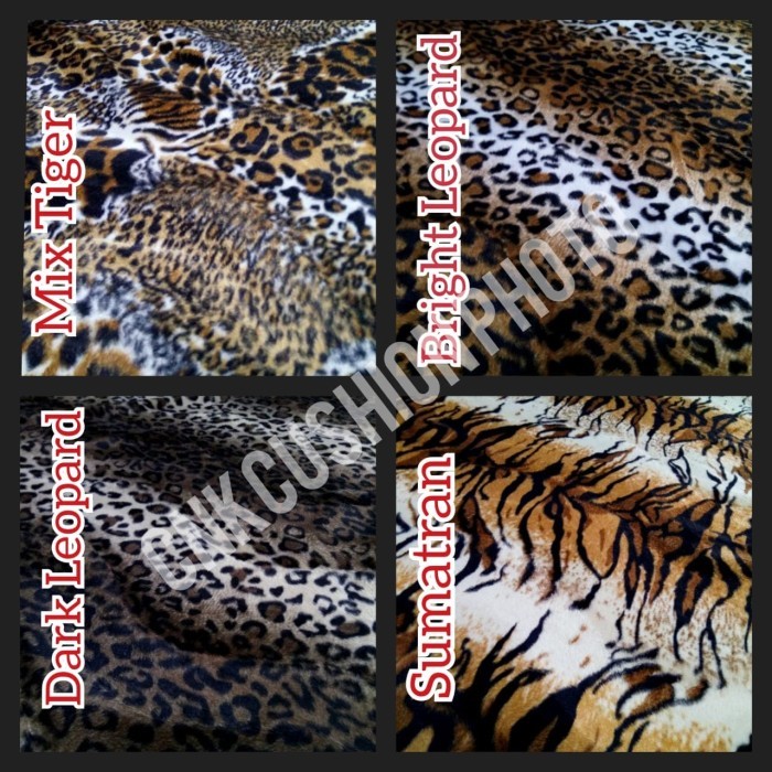 best seller] BAHAN KAIN SOFA BLUDRU MACAN / BRUDU MOTIF HEWAN HARIMAU - ANIMALIA