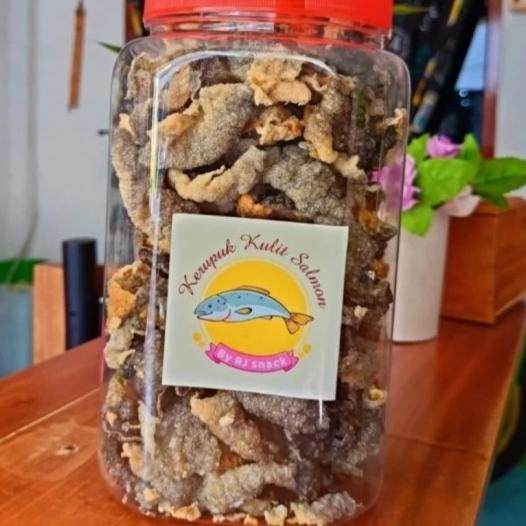 

Kerupuk Kulit Salmon Kemasan Jumbo Kripik Fish Skin