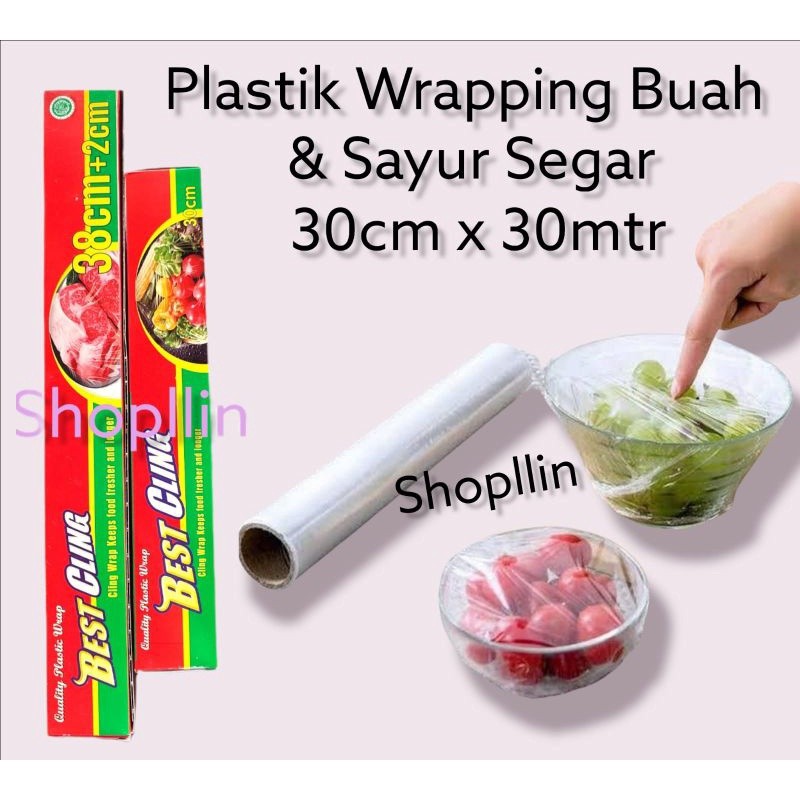 Plastik wrapping / plastik wrap plastik pembungkus buah & sayur