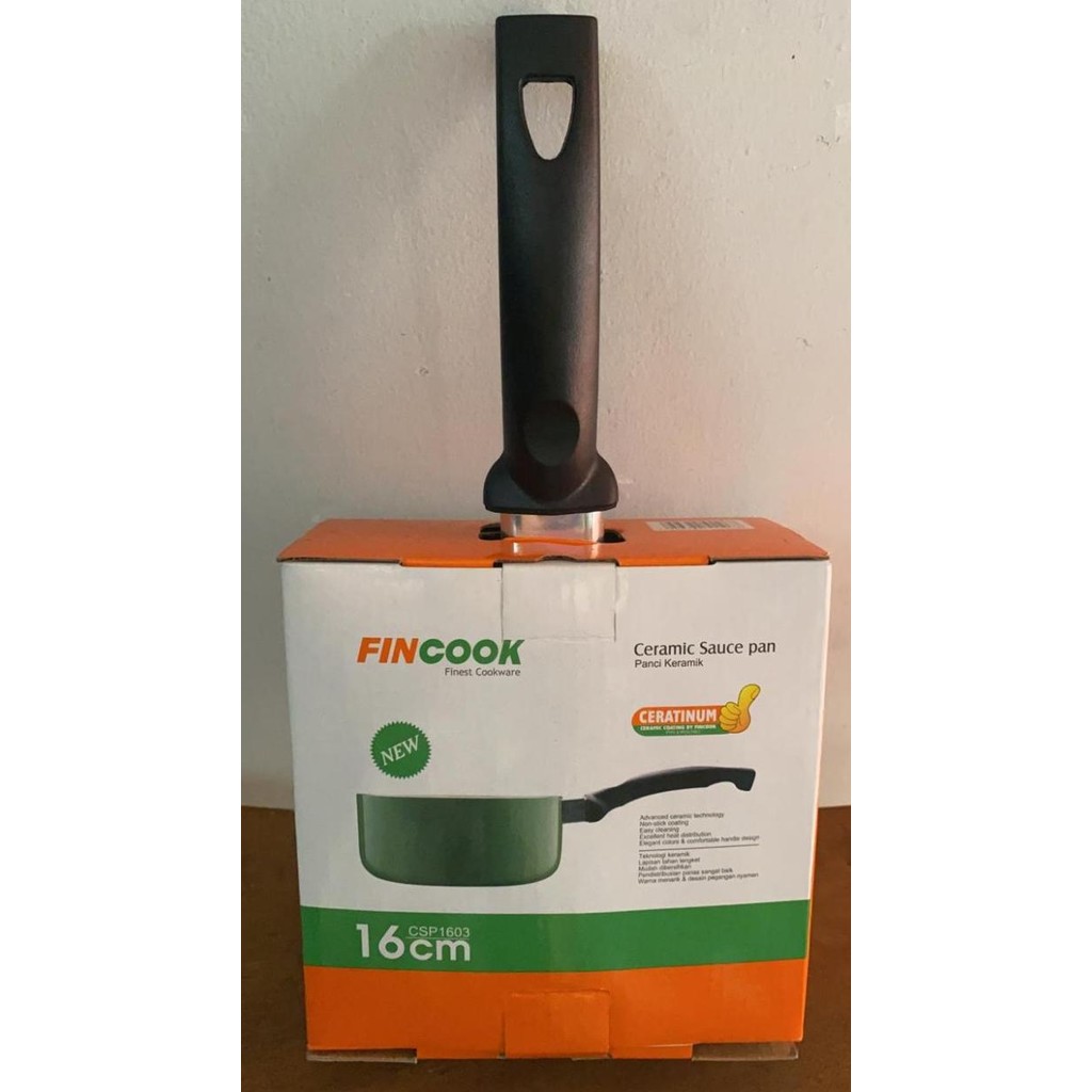 Flase Promo Fincook Ceramic Sauce Pan Csp 1603 16Cm Fth-56