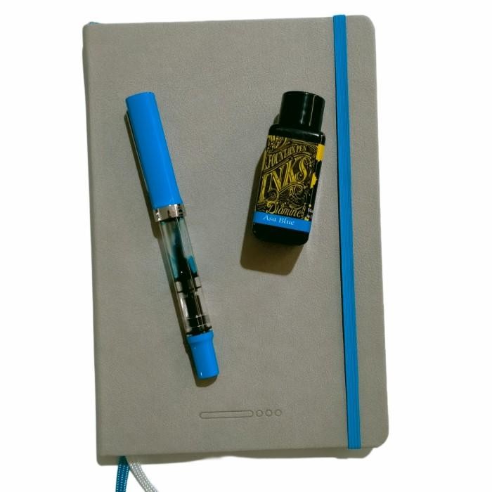 

TWSBI Diamine Tomoe River notebook - fountain pen starter kit Original