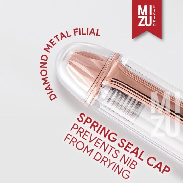 

NATAMI Inception Rose Gold Fountain Pen Jewelry Grade 16 Facet Cut Original