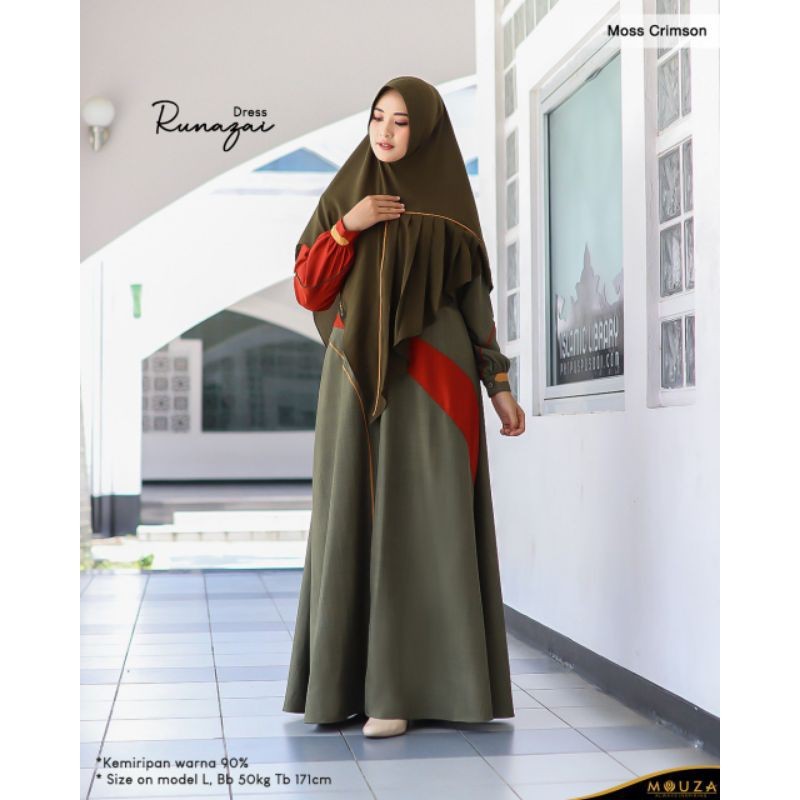 MOUZA GAMIS DEWASA RUNAZAI DRESS