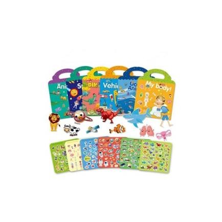 

Terlaris Buku Sticker Jelly Anak / Reusable Sticker Jelly / Sticker Activity Book Mainan Edukasi Anak Aktivitas Menempel Anak