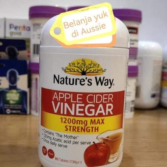 

Nature'S Way Cider Vinegar 1200Mg Max Strength - 90 Tablets