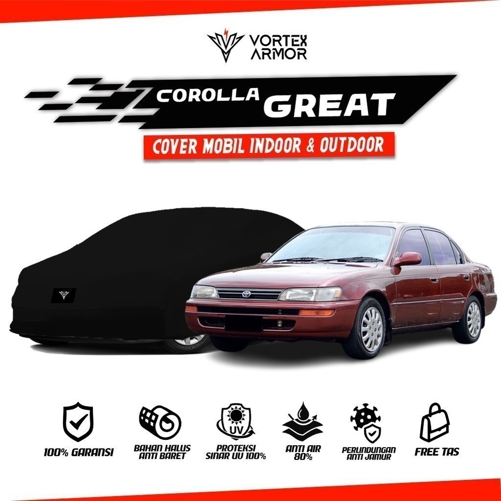 Cover Mobil Corolla Great / Sarung Mobil Sedan Great Corolla / Selimut Toyota Corolla Great 1994 199