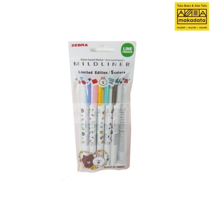 

SET MILDLINER | MIDLINER LINE ZEBRA 5 WARNA PASTEL MURAH