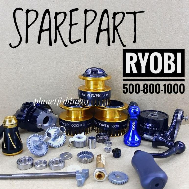 BISA COD part ryobi / sparepart reel ryobi / part reel ryobi / ryobi ultra power 500 800 1000/ drive