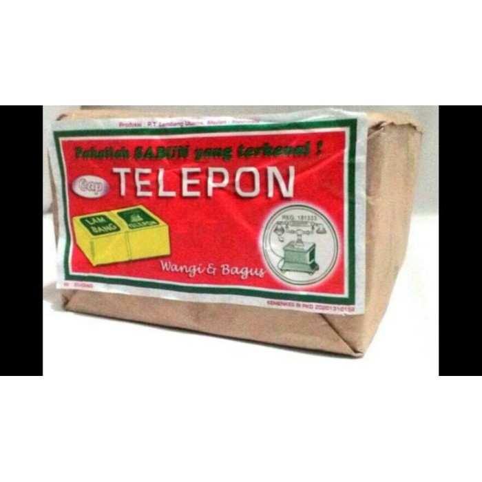 

Sabun Telepon Isi 20 Btng (0Sabun Batangan Cap Telepon Medan)