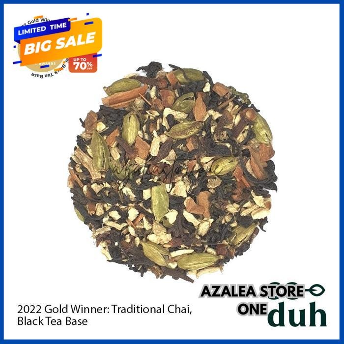 

MASALA CHAI TEA BLEND - BLACK TEA WITH SPICES AND STEVIA 15 GRAM / 60 GRAM BEST DEAL !! BY AZALEA STORE