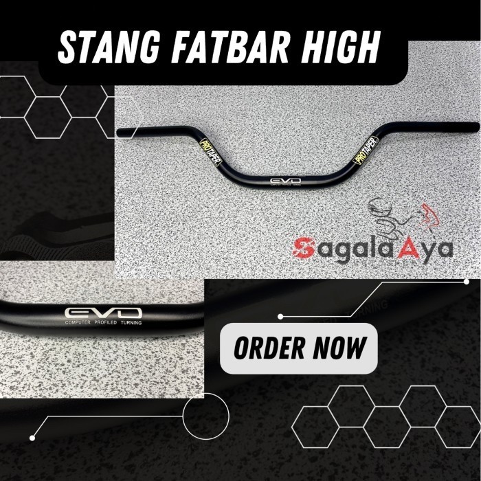 Ready stang fatbar high tinggi model wilwood universal touring CB150x versys