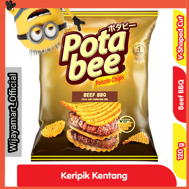 

Potabee Keripik Kentang Sapi Panggang Barbekiu 120 g