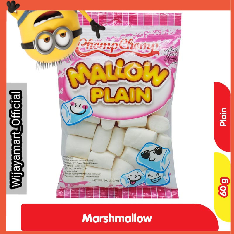 

Chomp-Chomp Mallow Plain Marshmallow 60 g