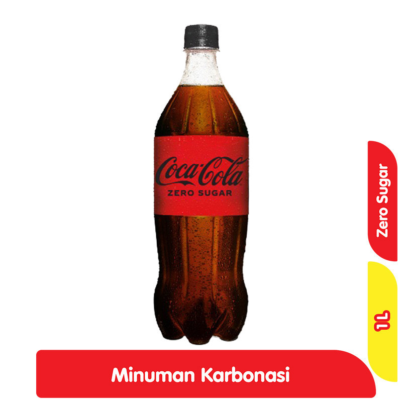 

Coca Cola Zero Sugar Minuman Soda Rasa Kola Bebas Gula Botol 1 L