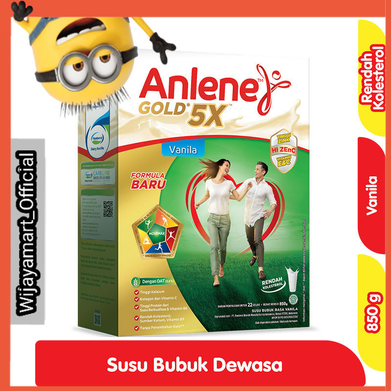 

Anlene Gold 5X Susu Bubuk Dewasa Vanila 850 g