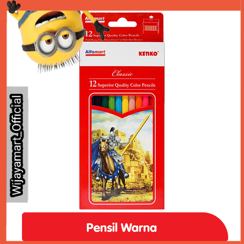 

Alfamart Kenko Pensil Warna 12 pcs