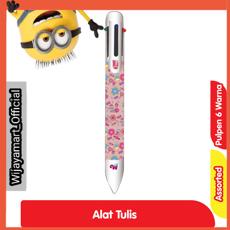 

Wiggle Pulpen 6 Warna Assorted