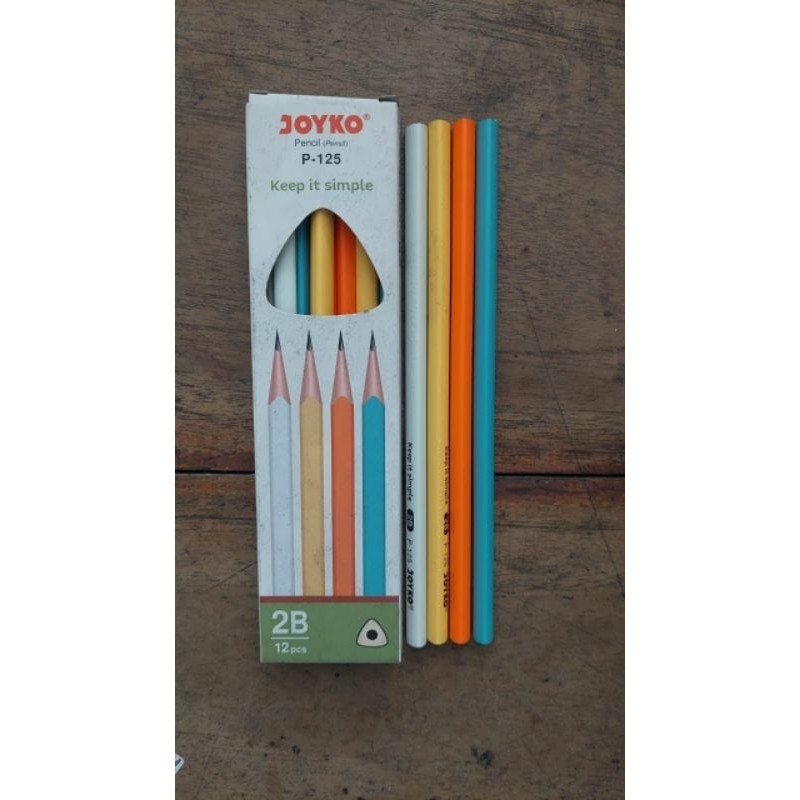

[ LUSIN ] PENSIL 2B JOYKO P-125 / PENSIL UJIAN NASIONAL / PENSIL HOTEL / PENSIL KANTOR