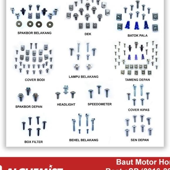 Baut Beat Esp Full Set / Baud Honda Beat Esp Full Body