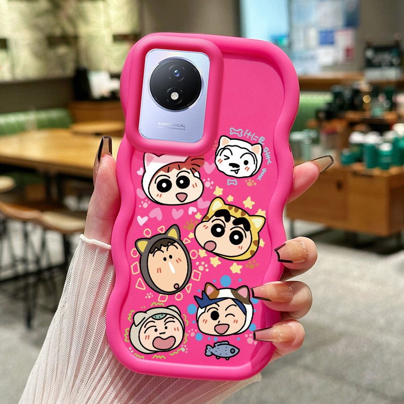 Casing Hp Untuk VIVO Y02 Y02A Y02T Y11 2023 Case HP casing ponsel seluler berkumpul anak terbuat Sof