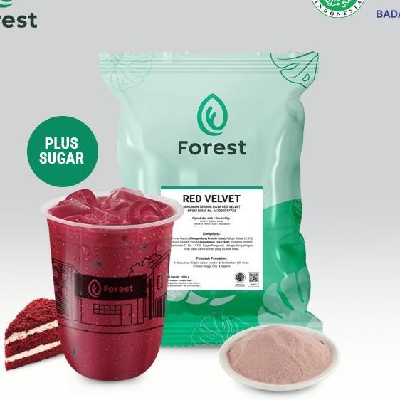 

Bubuk Numan Red Veet Powder 1000G Plus Gula - Forest Bubble Drink