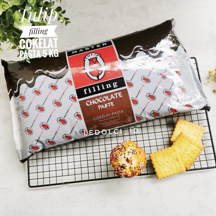 

:0:0:0] TULIP CHOCOLATE FILLING SELAI COKLAT COKLAT FILLING 5 KG KEMASAN ASLI