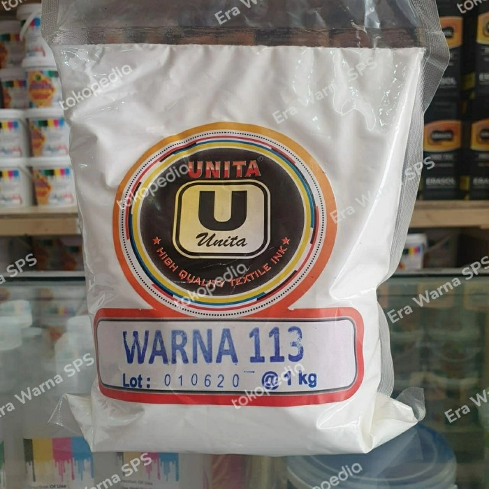 

Terlaris tinta sablon Unita WARNA 113 @1kg SALE