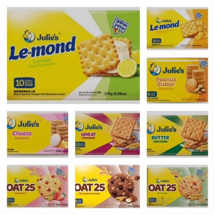 

TERBARU Varian Biskuit Julies Roti Julies Malaysia