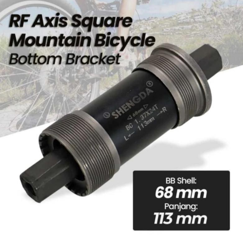 BISA COD BB Bottom bracket PACIFIC sepeda kotak 113 118 122.5 122 mm bearing lipat mtb dll bering as