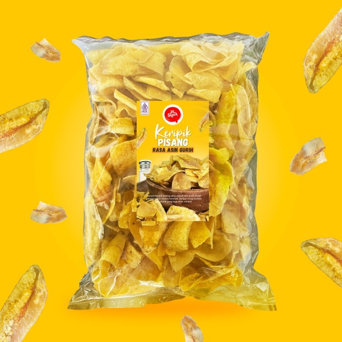 

FREE ONGKIR Keripik Pisang Asin Gurih 500gr