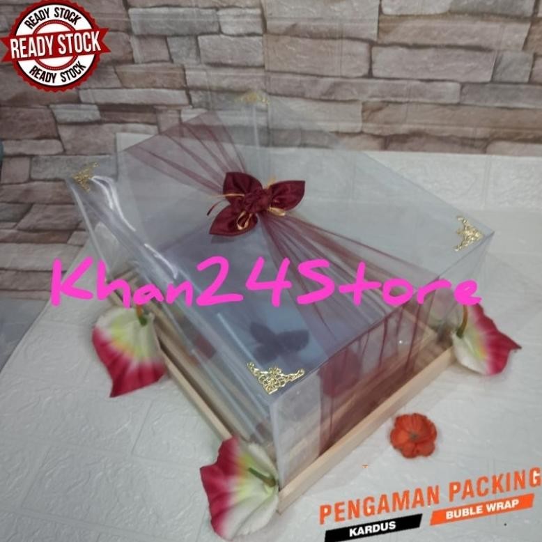 

COD Promo Kotak Seserahan Nikah Isi 4 Kotak Kayu Jati Belanda Seserahan Pernikahan Dengan Tutup Mika PK32