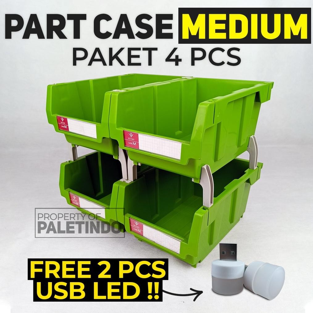 

VIRAL Part Case MEDIUM Victory Paket 4 Pcs - Free 2 Pcs Lampu USB LED !!! gd-90