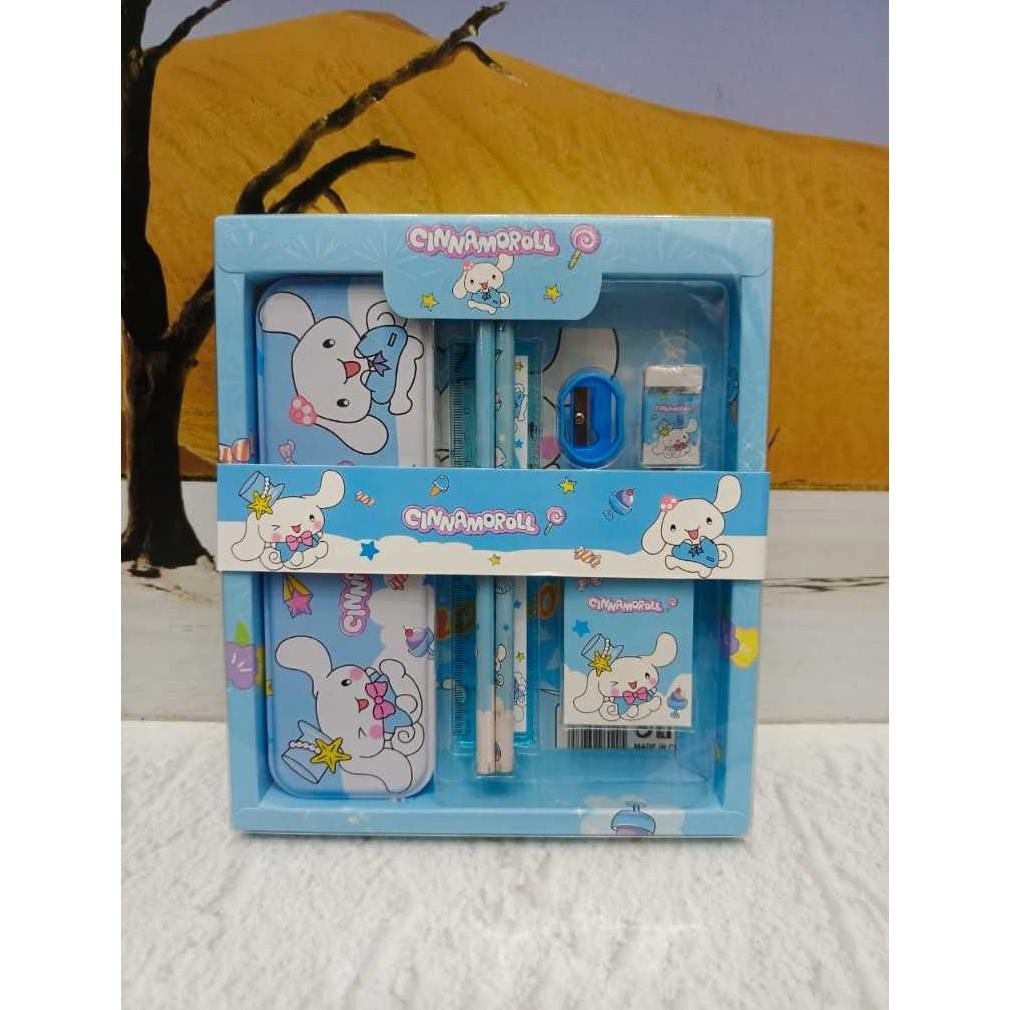 

nl-8 PAKET ALAT TULIS STUDY STATIONERY SET EB-567/UGO -3015/SS 8015 SANRIO CINNAMOROLL KUROMI MELODY Original