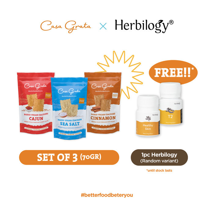 

KOMPLIT Set of 3 Casa Grata Crackers