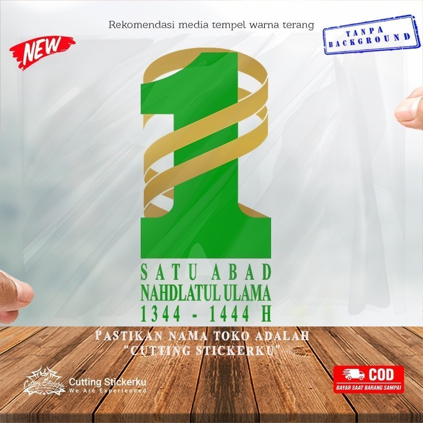 Cutting Stiker Satu Abad NU Variasi Motor Mobil Sticker Dakwah Edmus Timbul Keren Nyala Dasbor Spakb