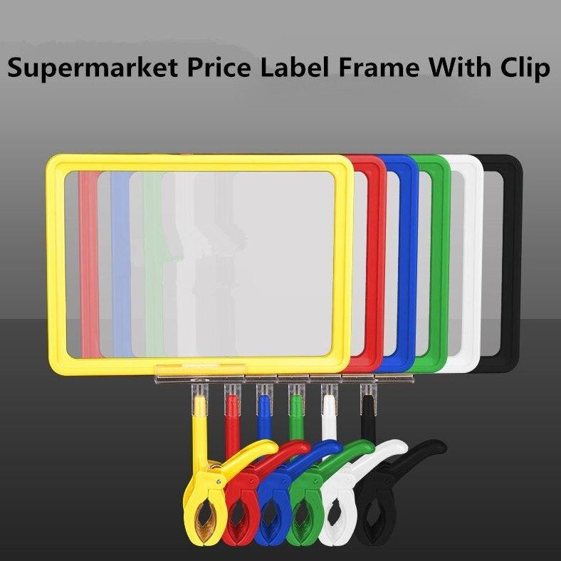 

VIRAL 1set Frame Display Promo Standing Display Pop Frame A4 - Papan Promo Stand Promosi Toko Telescopic df-8