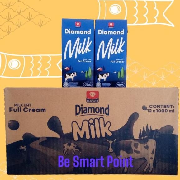 

Susu Uht Diamond 1L Full Cream / Coklat / Low Fat - Karton/Dus