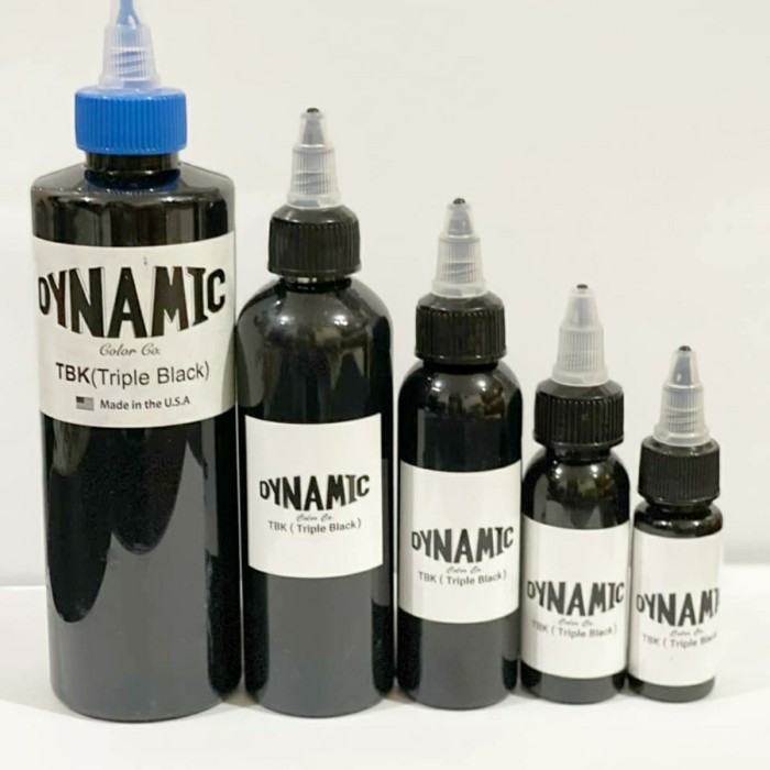

TINTA TATTOO BLACK DYNAMIC TBK ( TRIPLE BLACK ) 1/2OZ - 8OZ