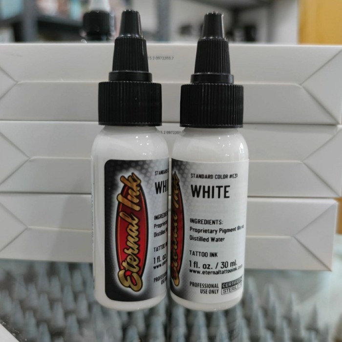 

ETERNAL INK 1OZ WHITE / WHITE KNIGHT (TINTA TATTOO WRN PUTIH)