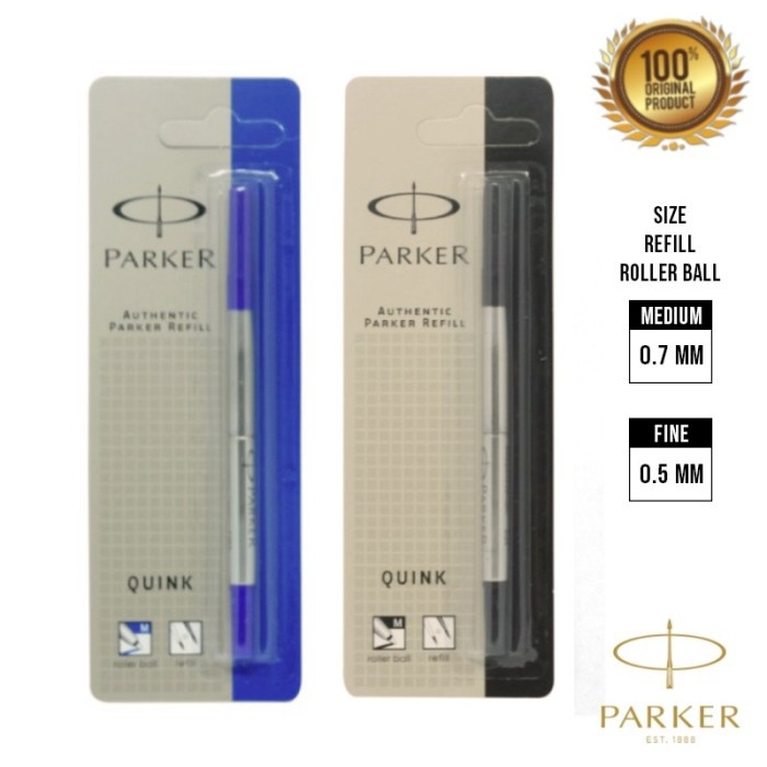 

ISI ULANG / REFILL TINTA ROLLERBALL PARKER ORIGINAL - MEDIUM