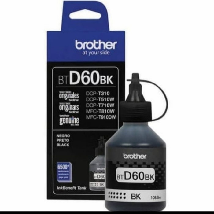 

TINTA BROTHER D60BK,BT 5000 BLACK COLOUR (VARIAN/SATUAN)