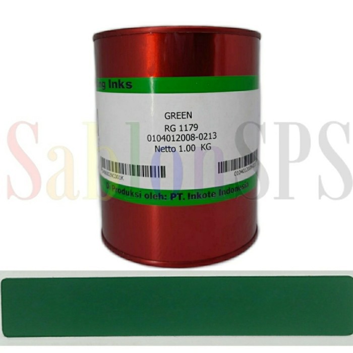 

TINTA ROYAL GUARD GREEN HIJAU RG 1179 TINTA SABLON PVC 1KG
