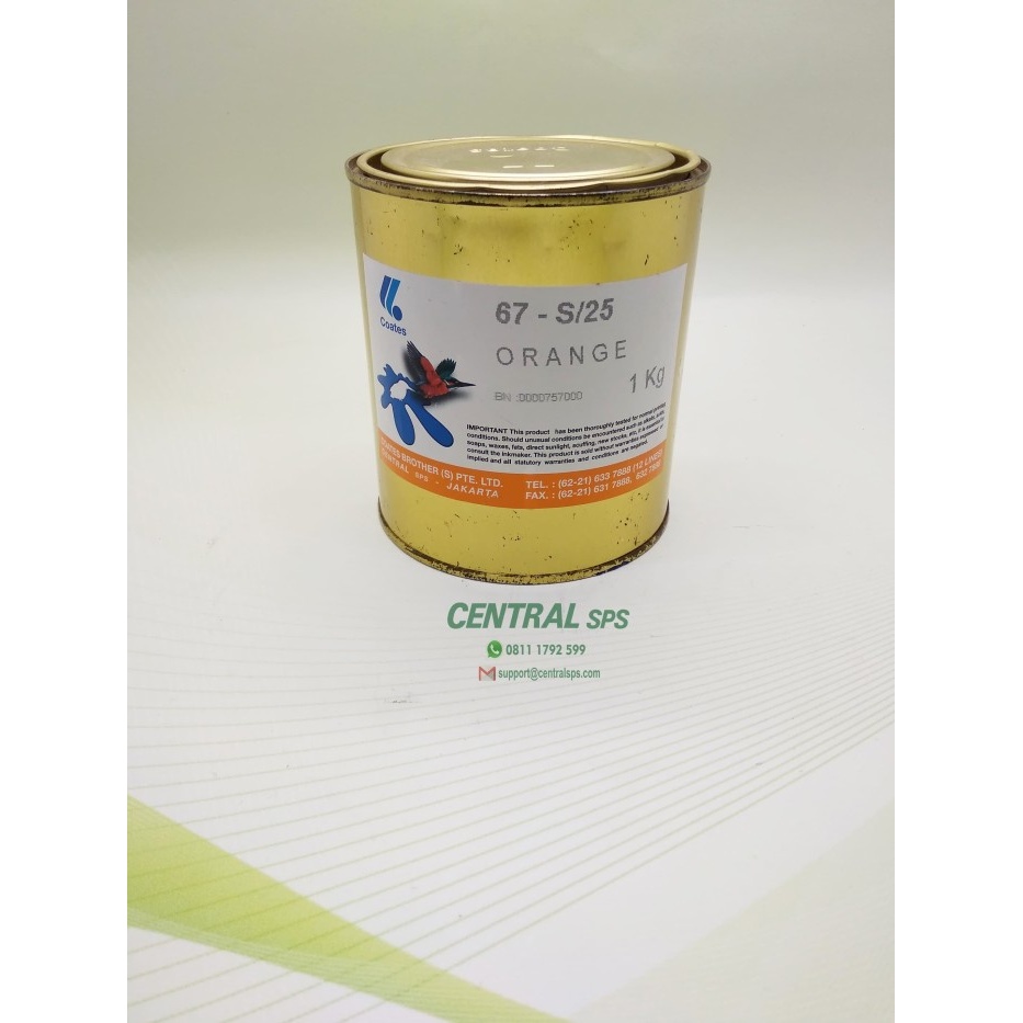 

TINTA COATES 67-S/25 ORANGE