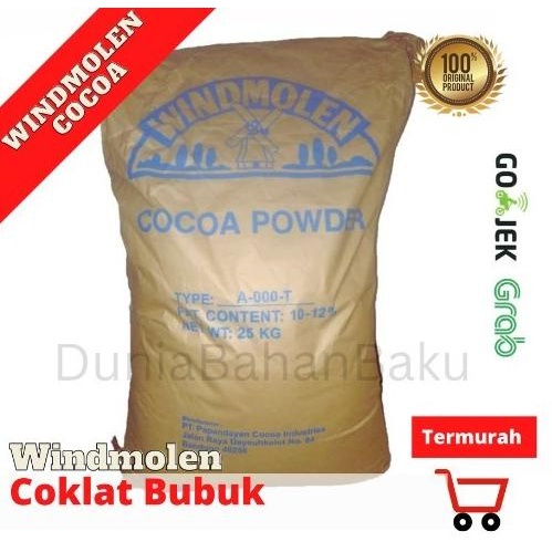 

COKLAT BUBUK WINDMOLEN COCOA POWDER 1KG 100% | Kemasan ALU