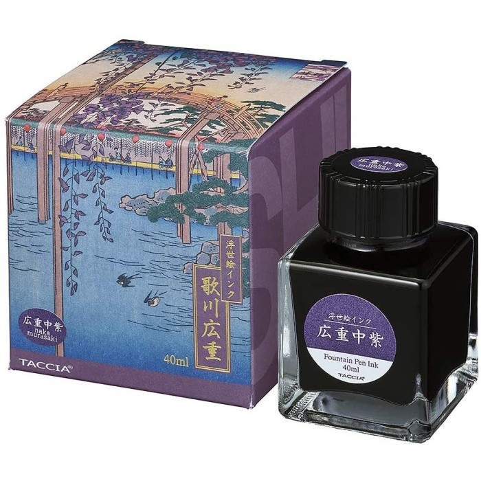 

TACCIA TFPI-WD42-11 FOUNTAIN PEN INK, HIROSHIGE UTAGAWA NAKA MURASAKI