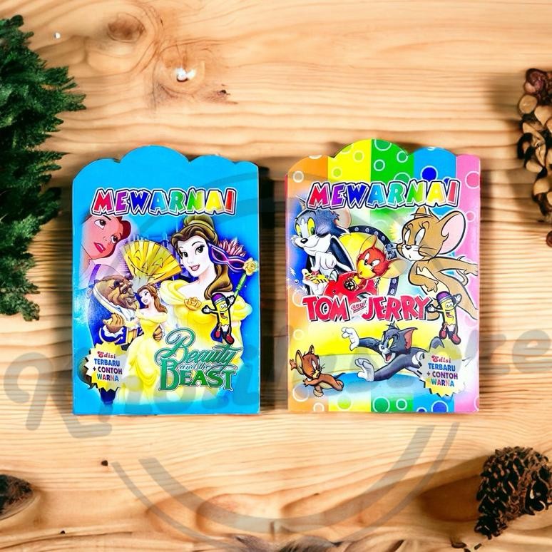 

Buku Mewarnai Karakter Anak TK isi 6 lembar LARIS