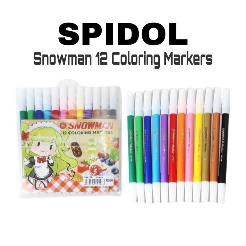 

Spidol Snowman Set 12 warna PW-12A LARIS