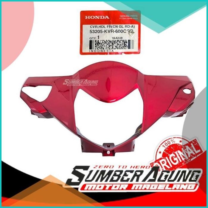 BATOK COVER LAMPU DEPAN HONDA REVO 100 LAMA ORI AHM 53205-KVR-600CGR